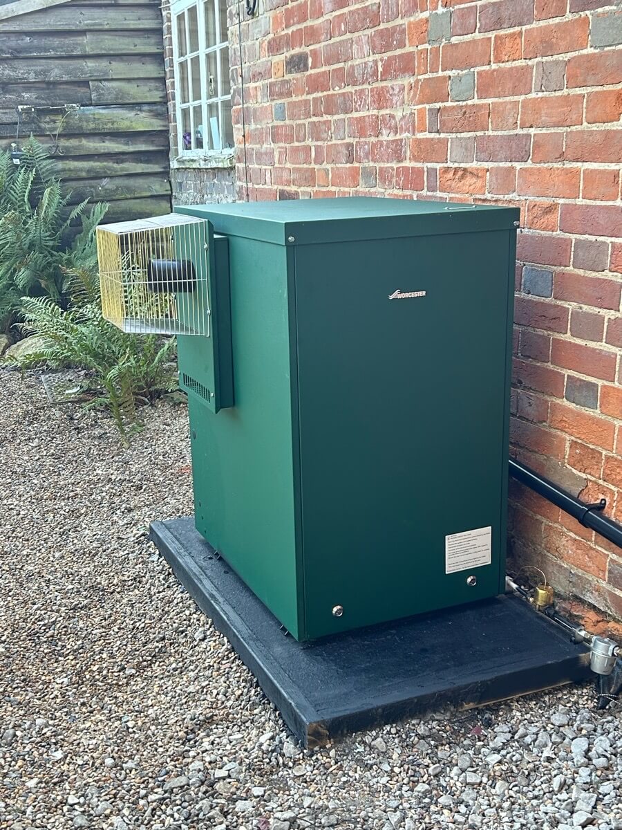 New oil boiler installation 